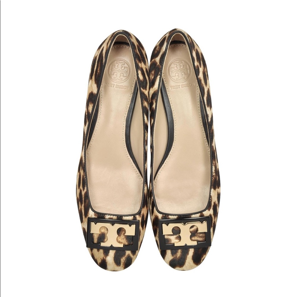 Tory Burch Gigi Leopard Low Heeled Flats NWT